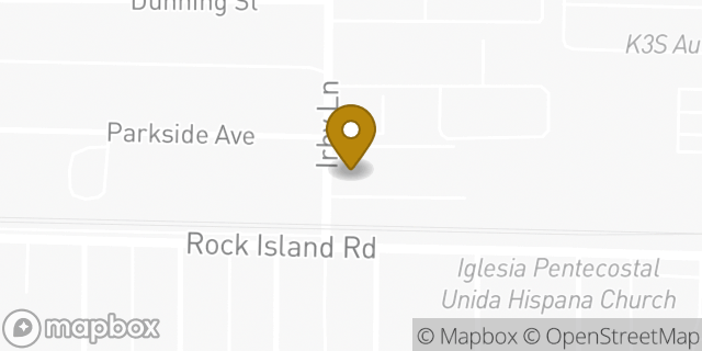 Map showing the location of Amazon Locker - Ghostwriter in Irving, TX 75061