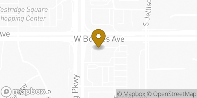 Map showing the location of CVS Pharmacy in Littleton, CO 80123