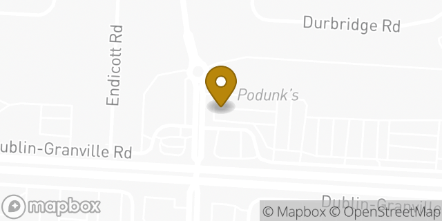 Map showing the location of Subway in Columbus, OH 43229