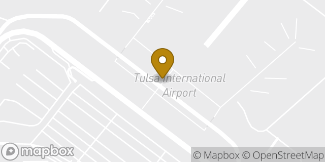 Map showing the location of Avis Car Rental in Tulsa, OK 74115