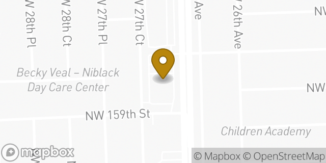 Map showing the location of ATM Walgreens in Miami Gardens, FL