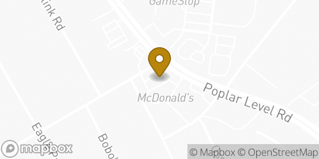 Map showing the location of McDonald's in Louisville, KY 40213