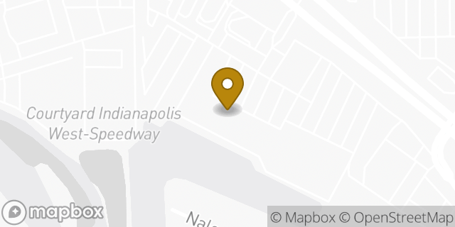 Map showing the location of The UPS Store in Speedway, IN 46224