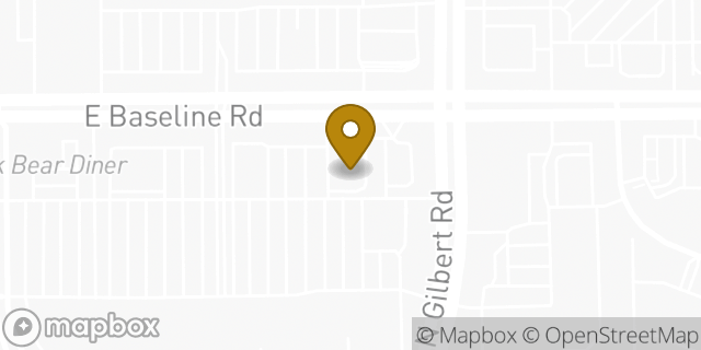 Map showing the location of McDonald's in Gilbert, AZ 85233