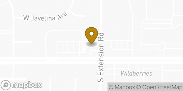 Map showing the location of ATM 7ELEVEN-FCTI in Mesa, AZ