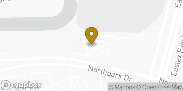 Map showing the location of Amazon Locker - Brilliant in Kingwood, TX 77339