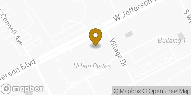 Map showing the location of CVS Pharmacy in Playa Vista, CA 90094