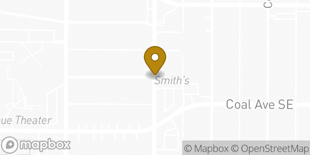 Map showing the location of ATM Smiths in Albuquerque, NM 87106