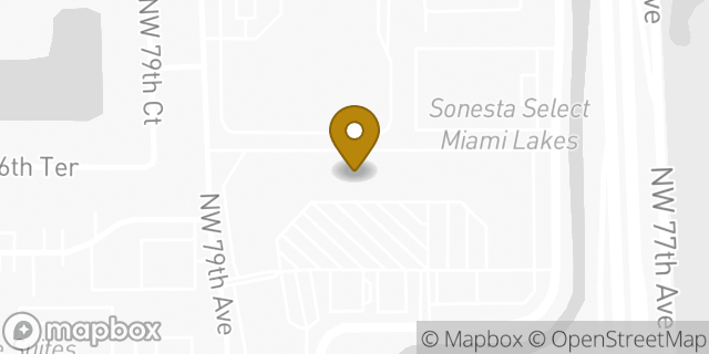 Map showing the location of Coinme in Hialeah, FL 33016