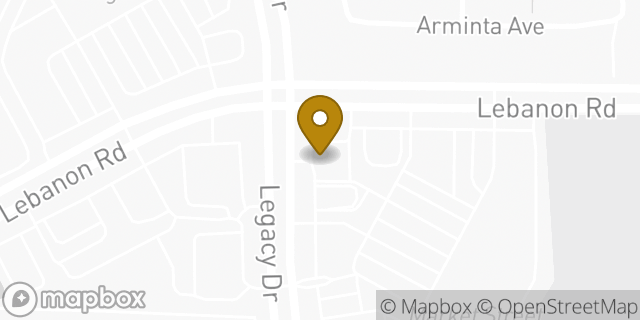 Map showing the location of Amazon Locker - Shade in Frisco, TX 75034