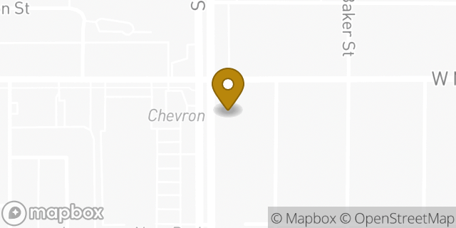 Map showing the location of AutoZone in Santa Ana, CA 92704