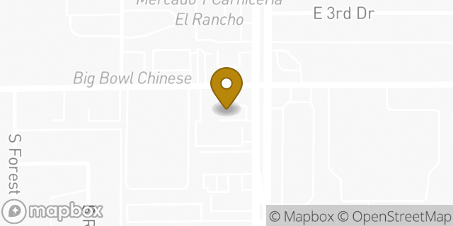 Map showing the location of Amazon Locker - Juno in Mesa, AZ 85204