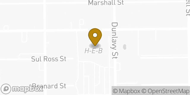 Map showing the location of Montrose Market H-E-B in Houston, TX 77098