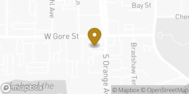Map showing the location of ATM 7ELEVEN-FCTI in Orlando, FL
