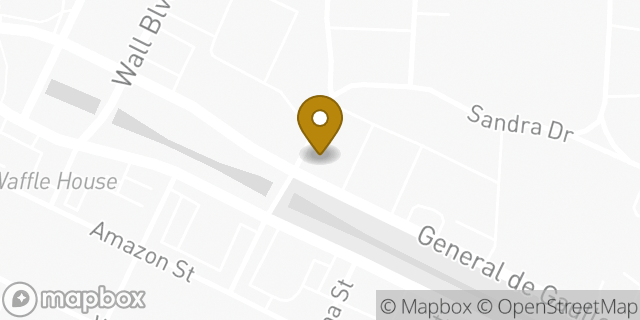 Map showing the location of Amazon Locker - Hops in New Orleans, LA 70114