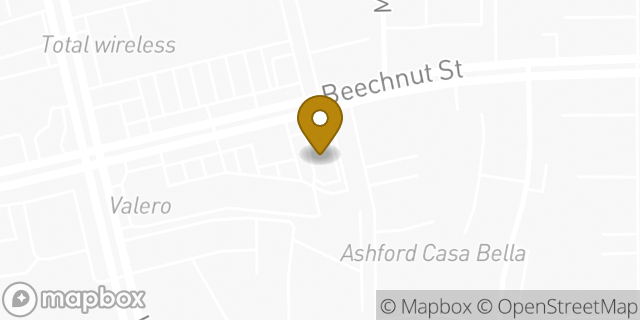 Map showing the location of McDonald's in Houston, TX 77072