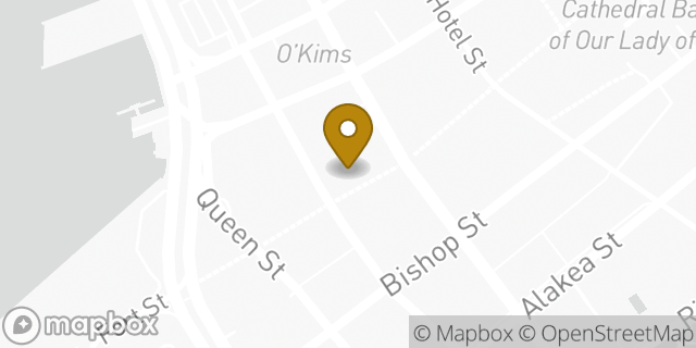 Map showing the location of Subway in Honolulu, HI 96813