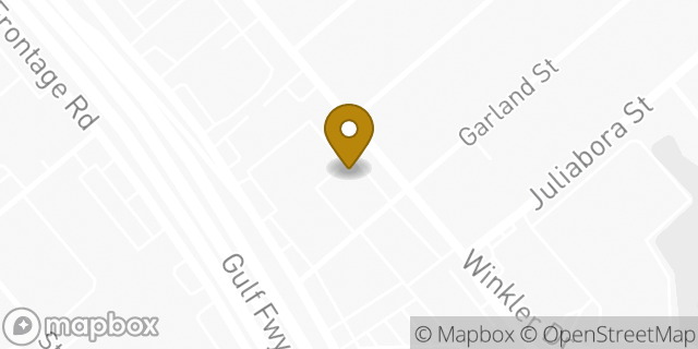 Map showing the location of Amazon Locker - Acclaim in Houston, TX 77017
