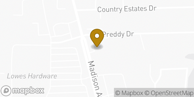 Map showing the location of KinderCare in Indianapolis, IN 46227