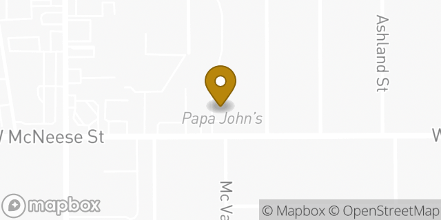 Map showing the location of Papa Johns Pizza in Lake Charles, LA 70605