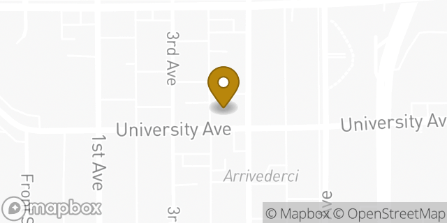 Map showing the location of Peet's Coffee in San Diego, CA 92103