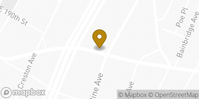 Map showing the location of CVS Pharmacy in New York, NY 10458