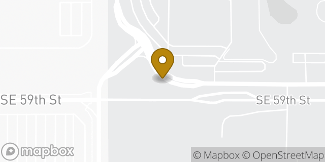 Map showing the location of Amazon Locker - Manna in Oklahoma City, OK 73145