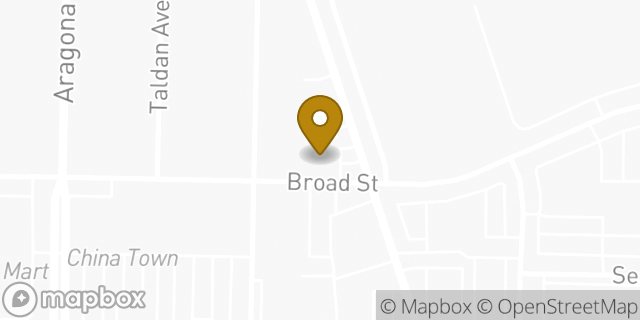 Map showing the location of Amazon Locker - Aymen in Virginia Beach, VA 23462