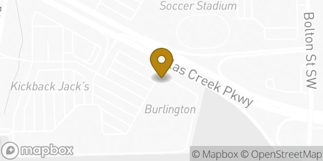 Map showing the location of Amazon Locker - Rena in Winston-Salem, NC 27103