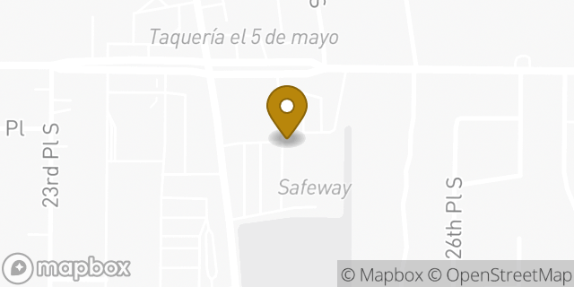 Map showing the location of Amazon Locker - Scone in Federal Way, WA 98003