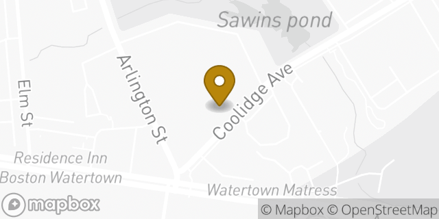 Map showing the location of UPS in Watertown, MA 02472