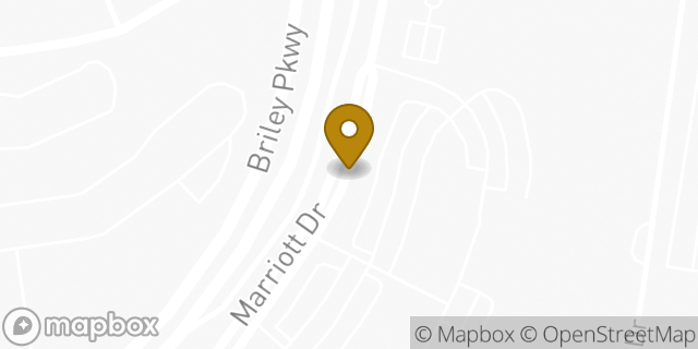 Map showing the location of Nashville - Nashville Marriott in Nashville, TN 37214