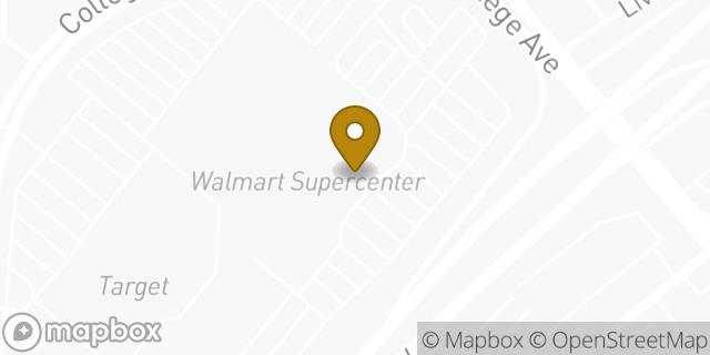Map showing the location of Walmart Supercenter in San Diego, CA 92115