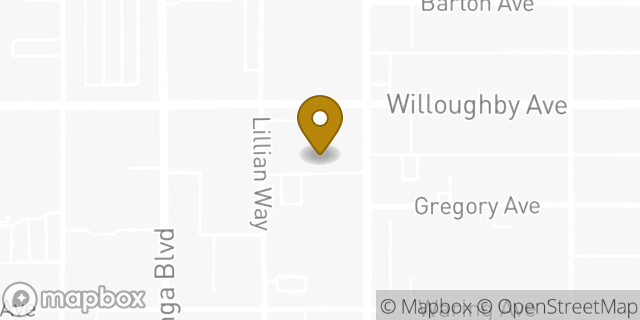 Map showing the location of CVS Pharmacy in Los Angeles, CA 90038
