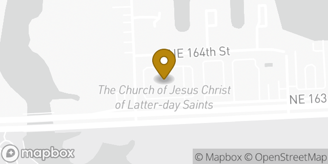 Map showing the location of The Church of Jesus Christ of Latter-day Saints in North Miami Beach, FL 33160