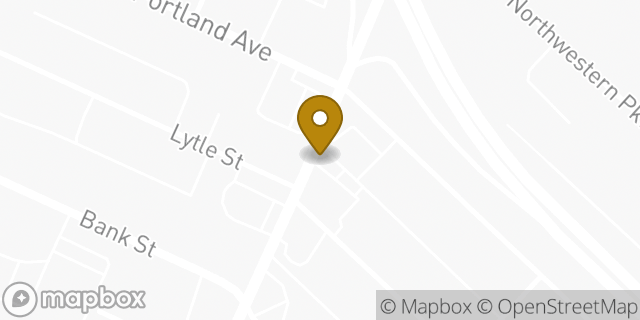 Map showing the location of Subway in Louisville, KY 40203