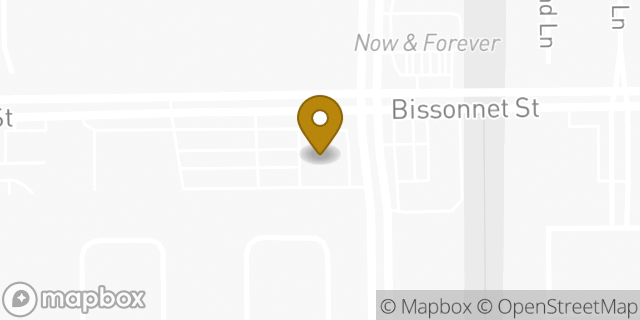 Map showing the location of AutoZone in Houston, TX 77083
