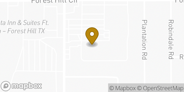 Map showing the location of Subway in Forest Hill, TX 76140