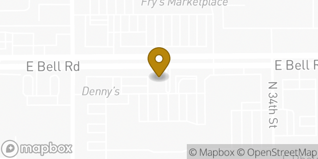 Map showing the location of Banner Urgent Care in Phoenix, AZ 85032