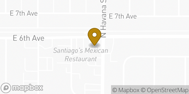 Map showing the location of ATM 7ELEVEN-FCTI in Aurora, CO