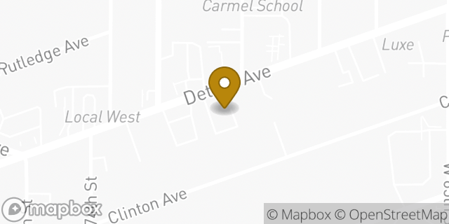 Map showing the location of McDonald's in Cleveland, OH 44102