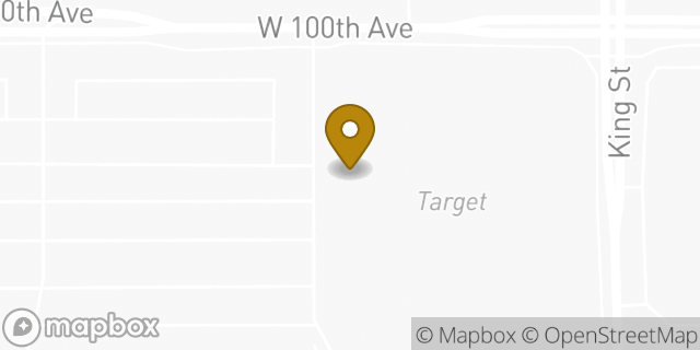 Map showing the location of Target in Anchorage, AK 99515