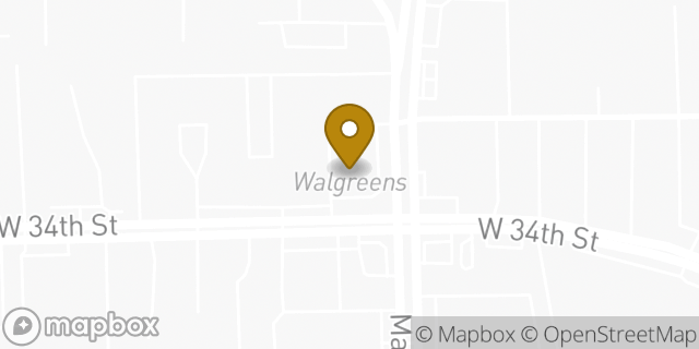 Map showing the location of ATM Walgreens in Houston, TX