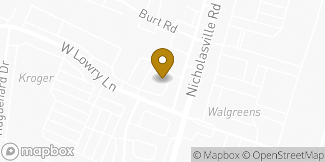 Map showing the location of Fifth Third Bank in Lexington, KY 40503