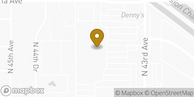 Map showing the location of Target in Glendale, AZ 85302