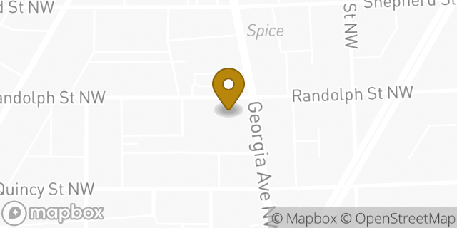Map showing the location of Amazon Locker - Squirrel in Washington, DC 20011