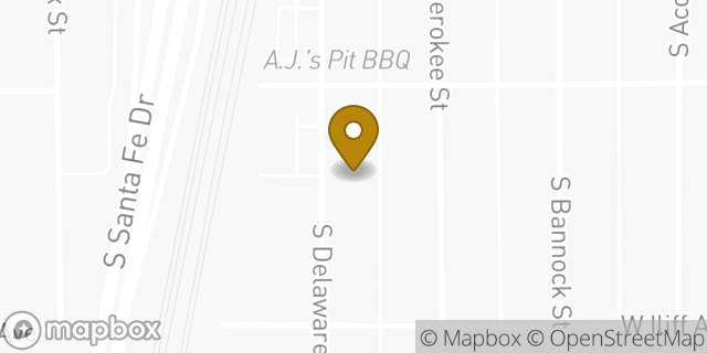 Map showing the location of CrossFit RIGAR in Denver, CO
