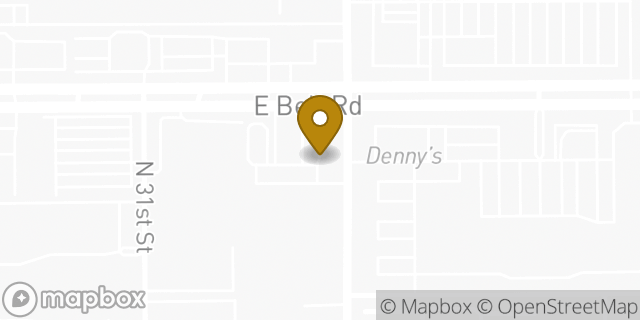 Map showing the location of Chipotle Mexican Grill in Phoenix, AZ 85032