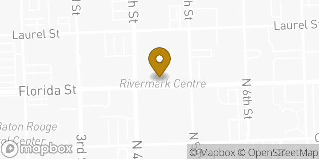 Map showing the location of Chase Mortgage in Baton Rouge, LA 70801