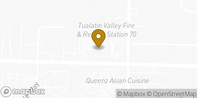 Map showing the location of Chase Bank in Portland, OR 97225